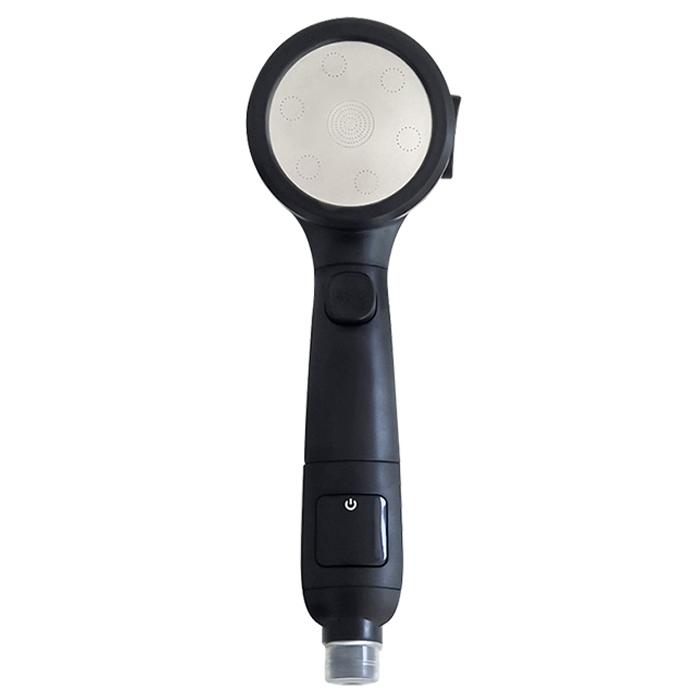 윈프라이스 온도체크 4WAY 필터 샤워기, 블랙, 1개