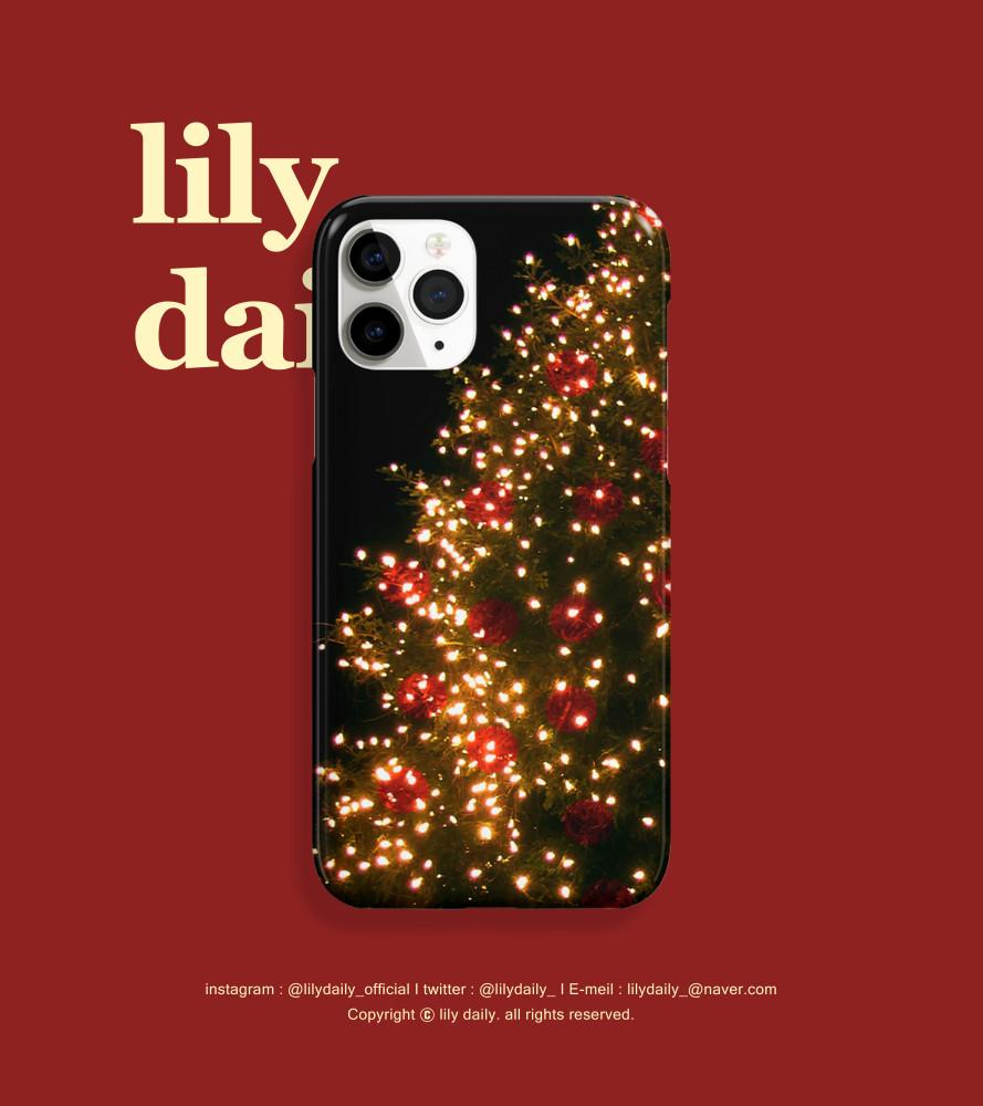 [겨울한정] X-MAS | Phone case - Twinkle tree (하드/유광,무광)