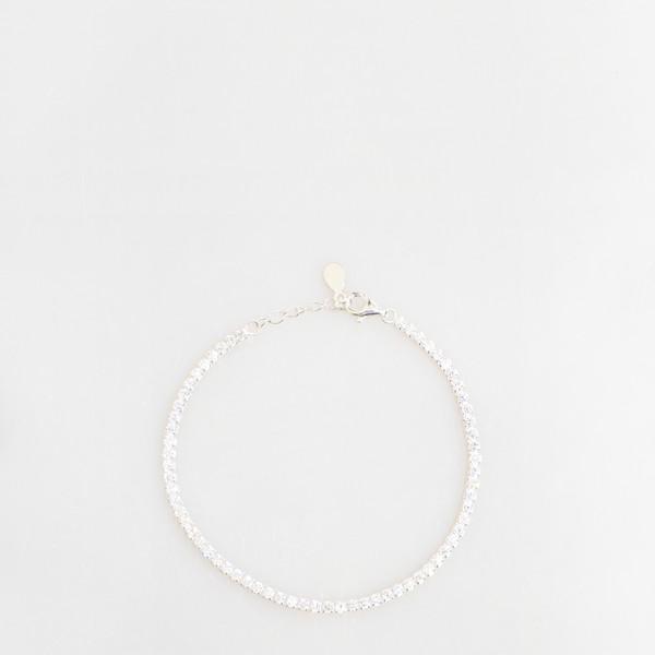 Tennis Cubic Bracelet (Silver 925) - 3 Size