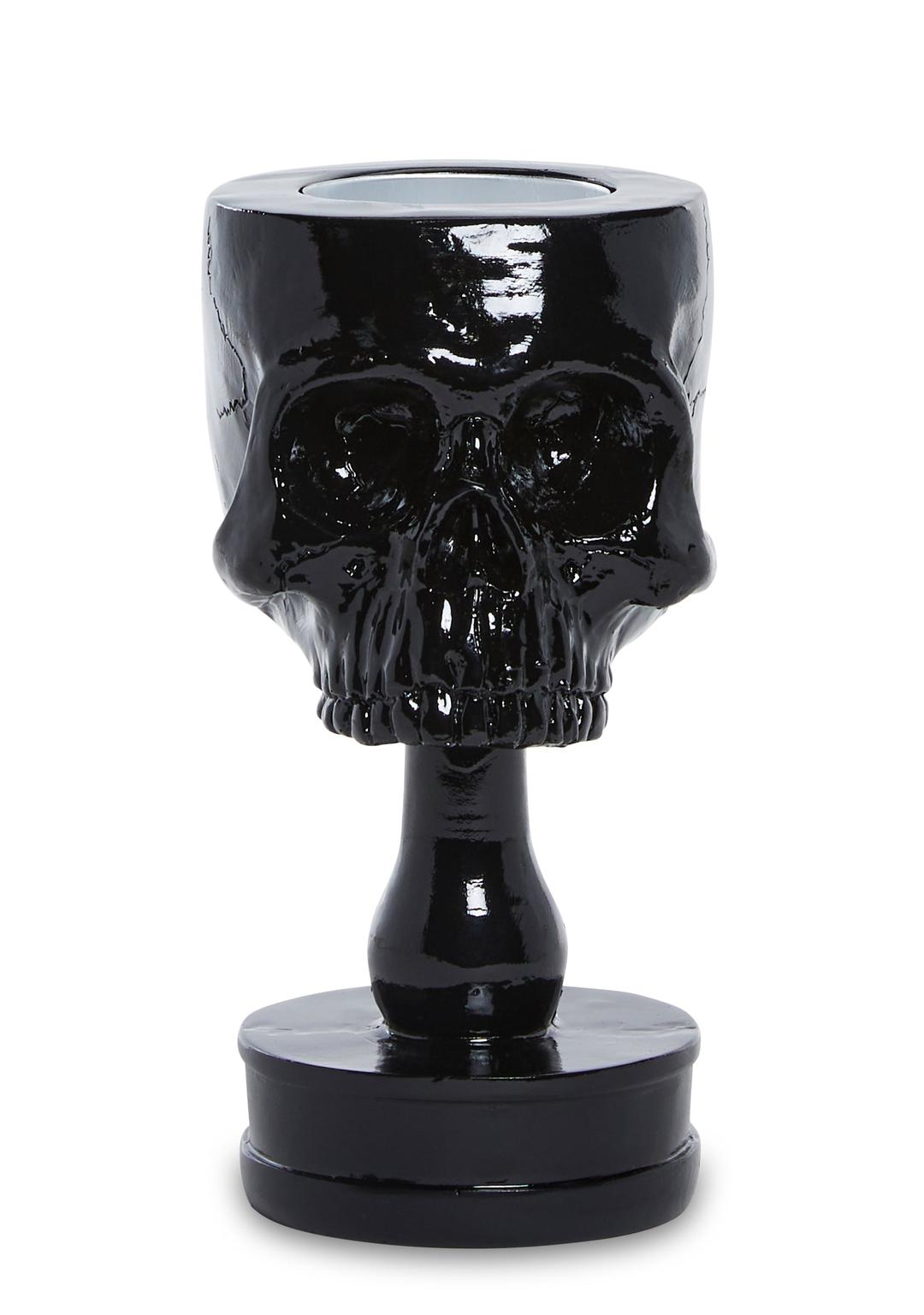 Macabre Appetites Candle Holder - BLACK / ONE SIZE