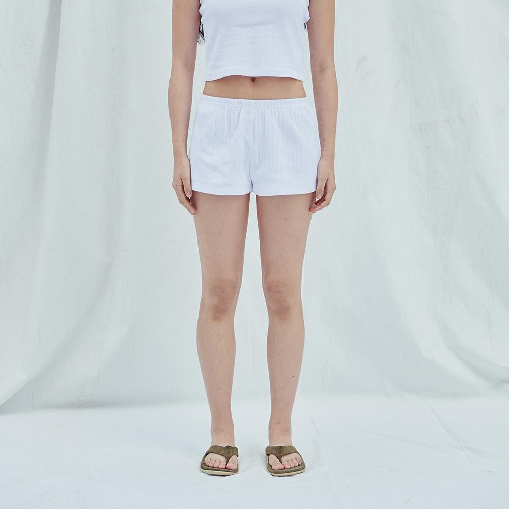 Pure White Short Pants