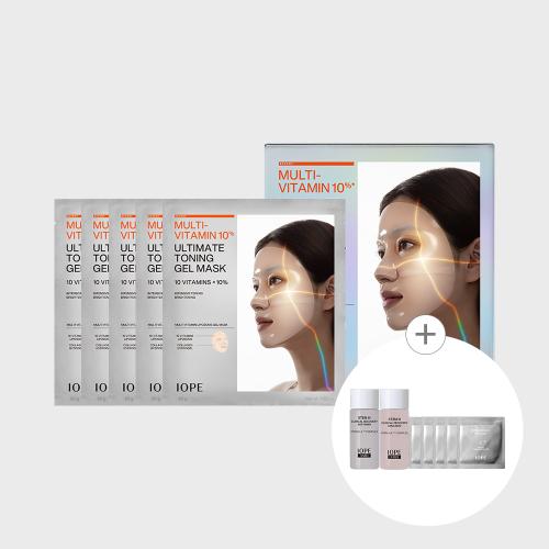 멀티비타민 10% 얼티밋 토닝 겔 마스크 30g * 5ea