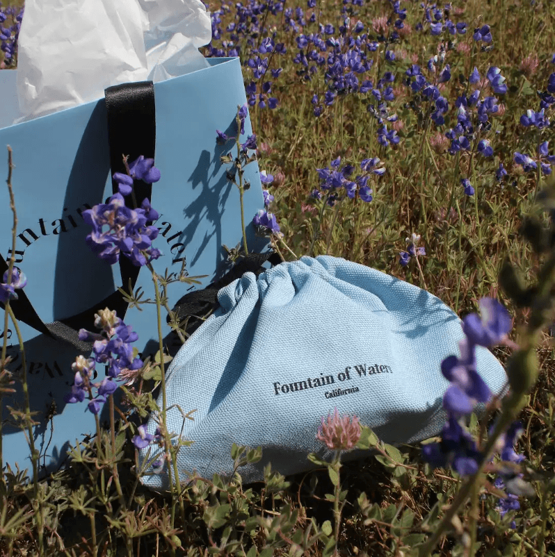 FoW 시그니처 블루 캔버스 파우치