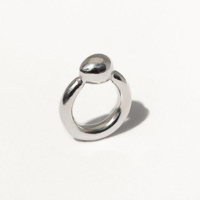 Sterling Silver Egg Ring
