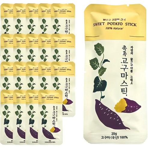 한울푸드 촉촉 고구마스틱, 20g, 20개 - 고구마말랭이 | 쿠팡