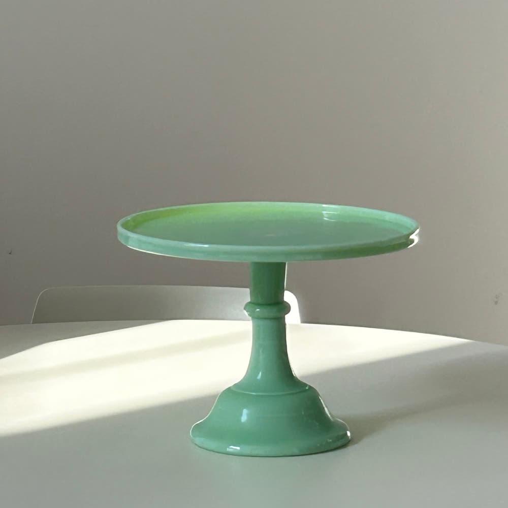 [Mosser Glass] 모서글라스 케이크 스탠드 (30cm) / 제다이트 그린