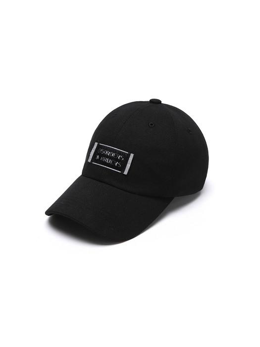 BASIC LABEL BALLCAP BLACK