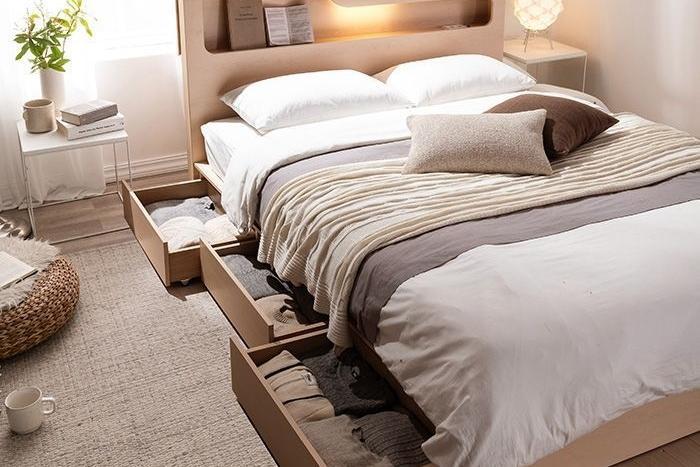 비앙카 LED 수납침대 (SS/Q/K)+매트리스 선택