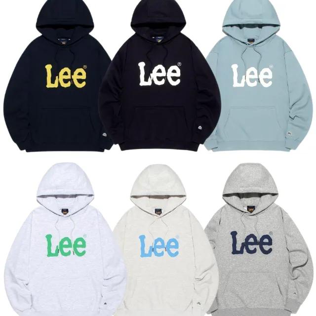💙정품💙Lee 리 후드티 베이직 로고 남녀공용 커플 후드 6컬러