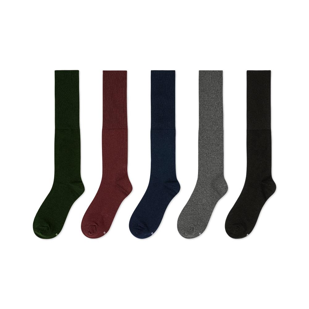 [6PACK] 1507 베이직 트라우져 맨즈 니삭스-컬러팩