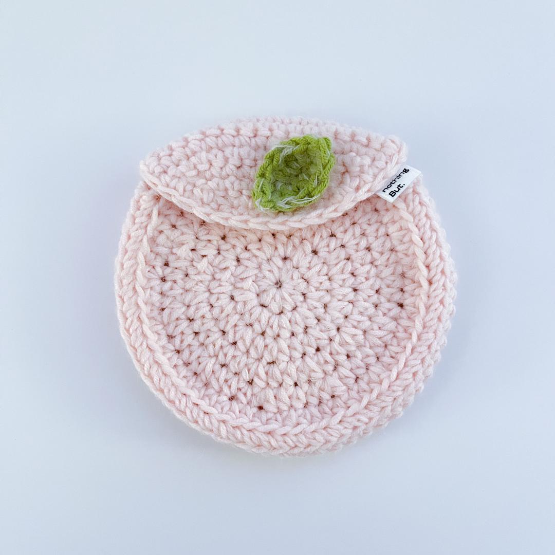cutie peach pouch