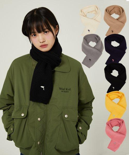 돌핀 자수 니트 머플러 7 COLOR