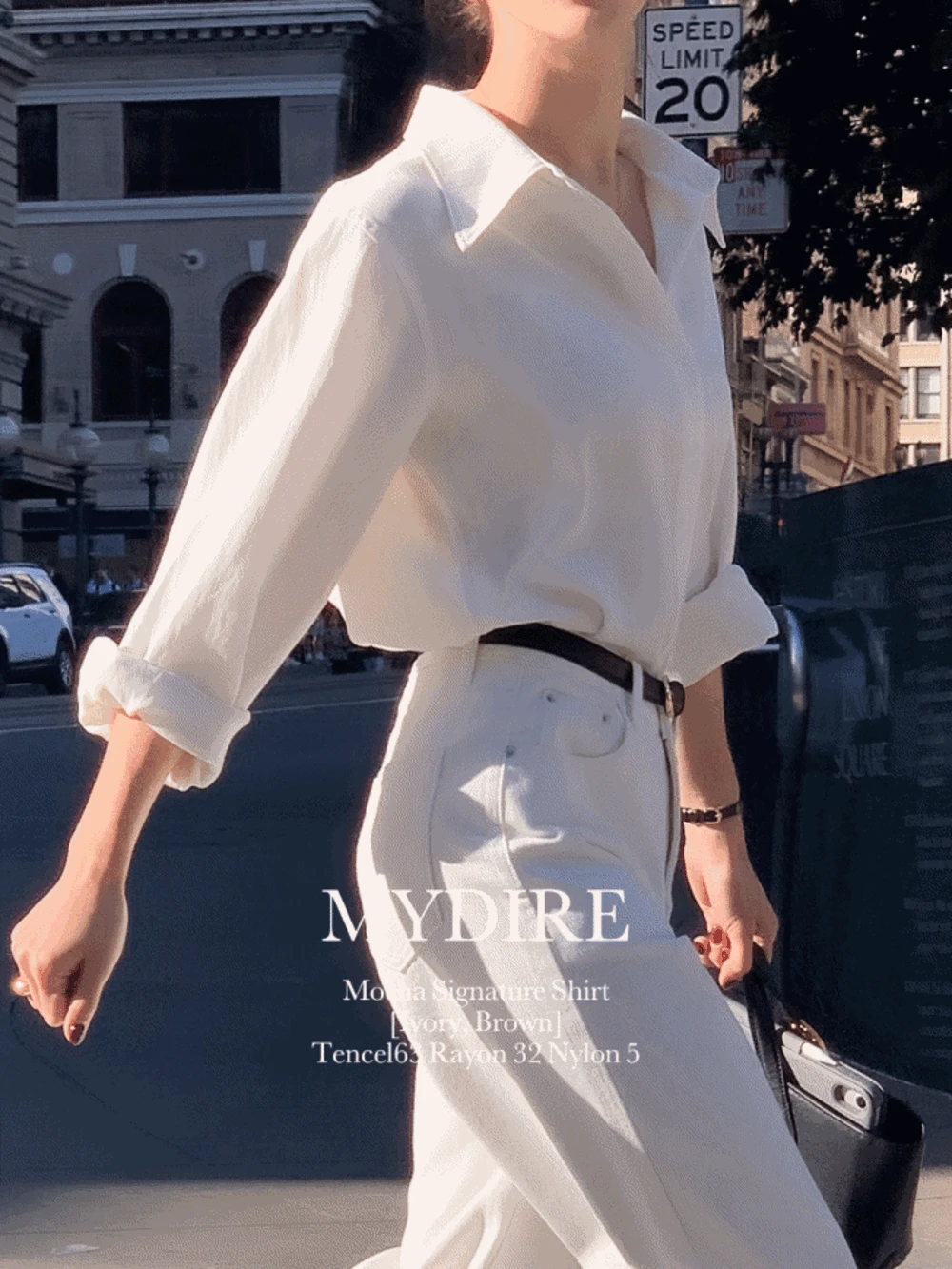 모카 시그니처 셔츠 2color