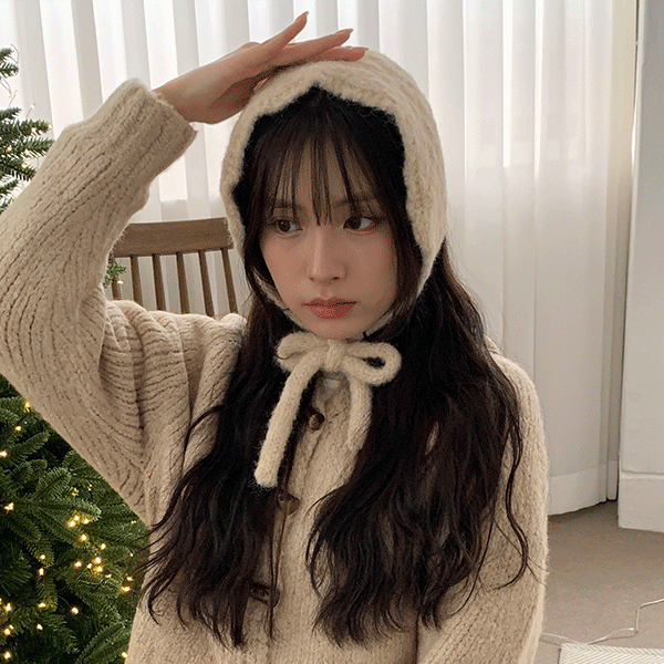 수앤수 [도톰/보온] 코지 니트 양모 귀도리 (24T081)