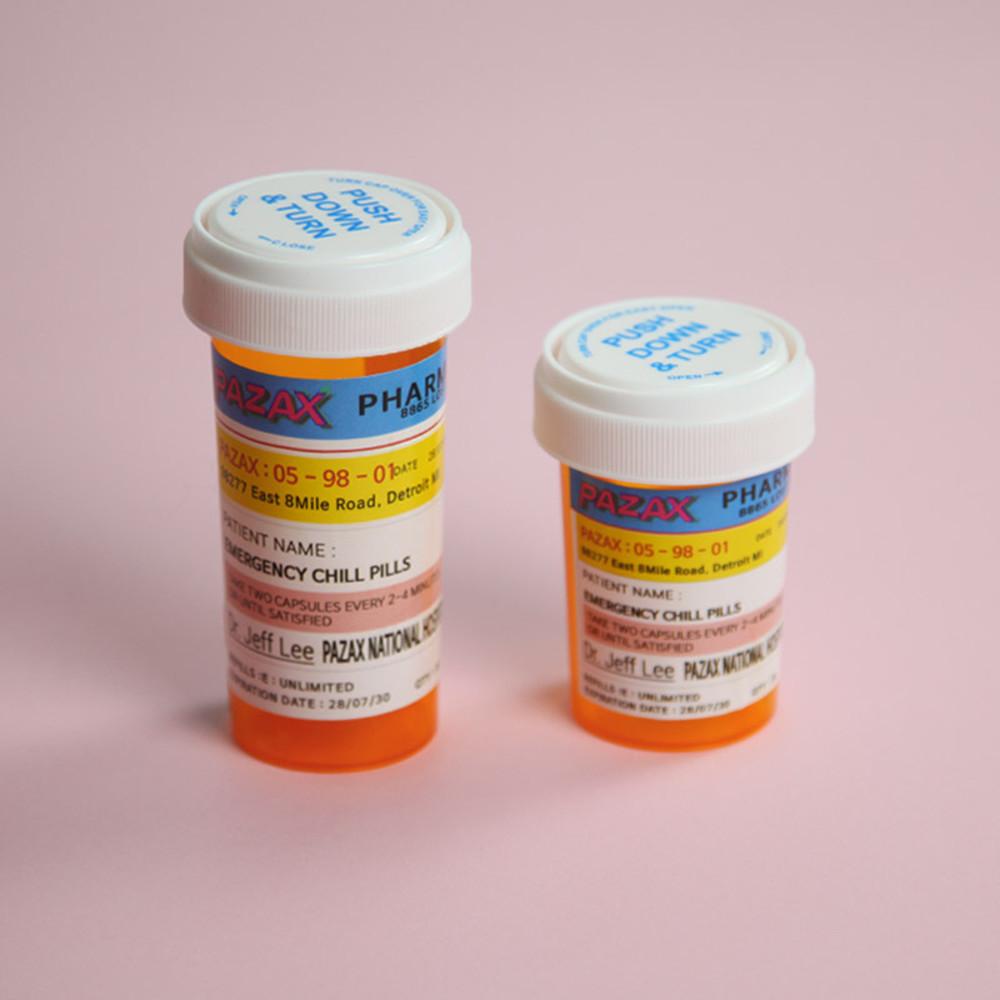 파작스 해외 영화 드라마 미드 미국 휴대용 오렌지약통 20Dram 30Dram