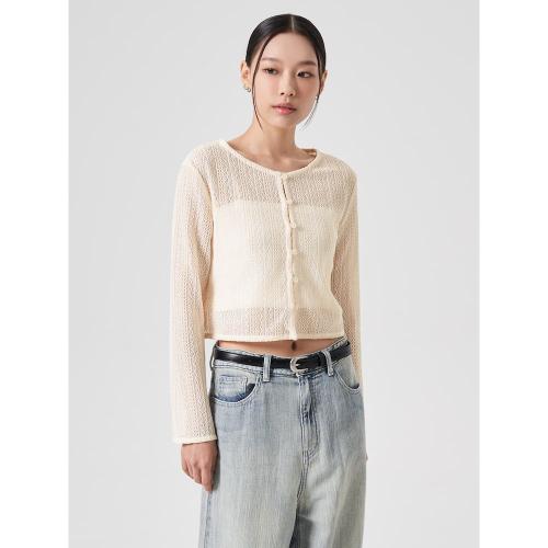 크로셰 카디건  아이보리 (324711LY10)
