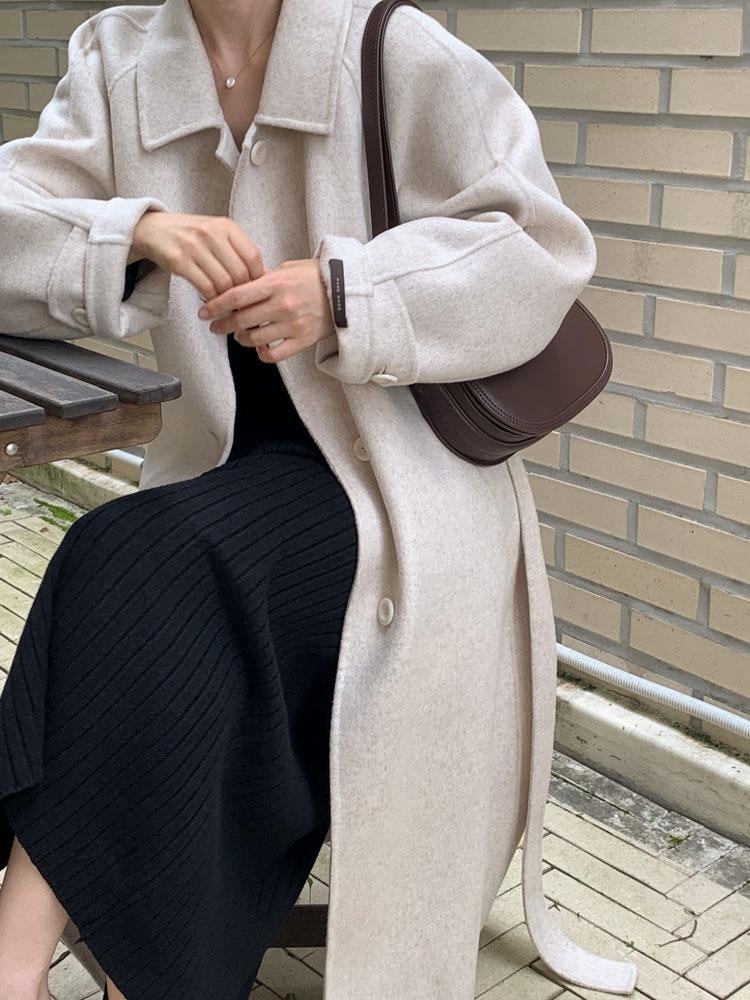 [리슬로]자체제작 키작녀 무배 베어리 싱글 핸드메이드 코트