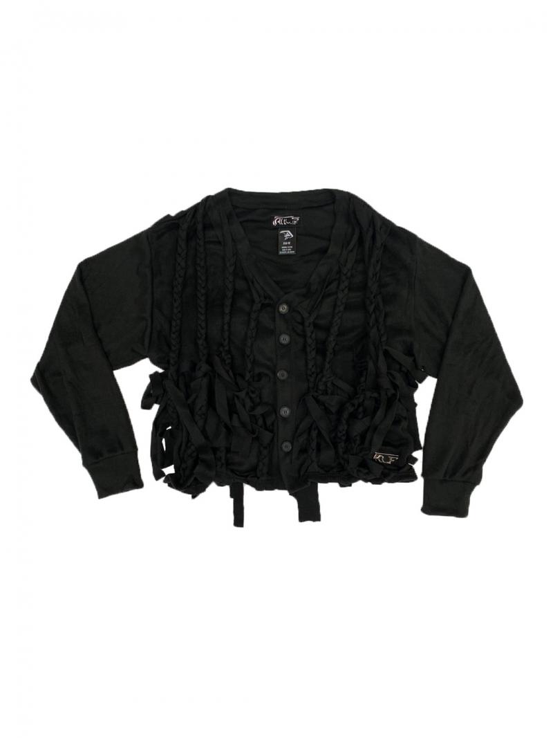 TWIST CARDIGAN [ BLACK ]