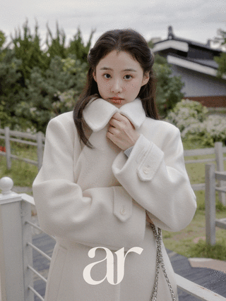 [울함유] (MADE/영롱뽀송텍스처/모헤어라이크♥) 블레르 헤어리 벨티드 누빔안감 탈부착 싱글 롱 코트