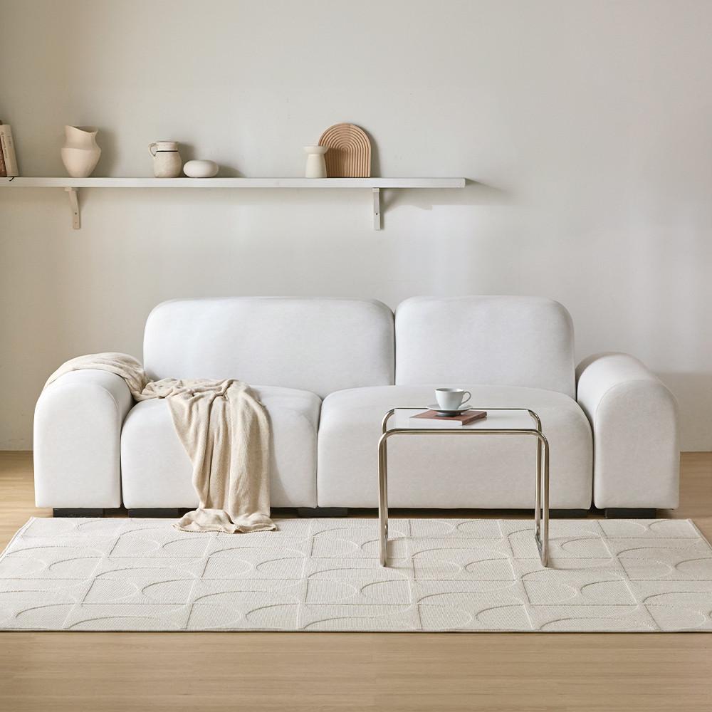 하임 3인용 생활방수 갤럭시 패브릭 모듈 소파