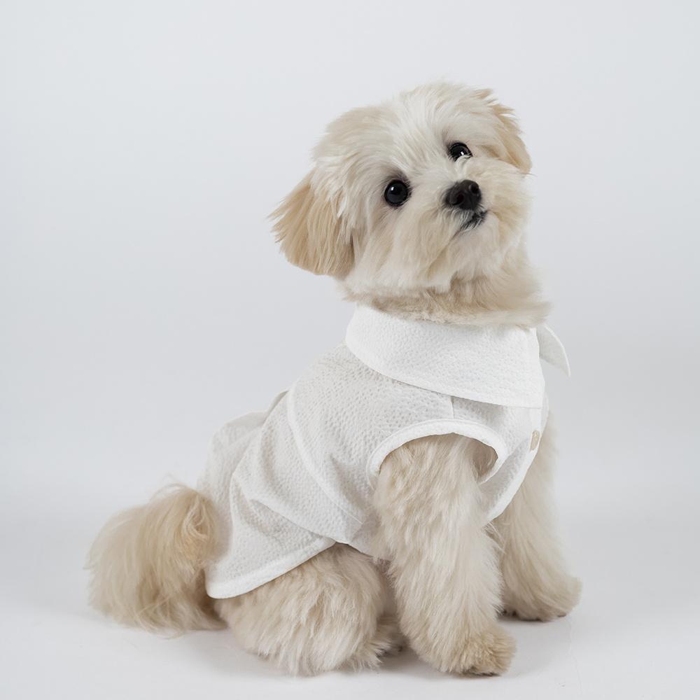 시어서커 셔츠 (White)