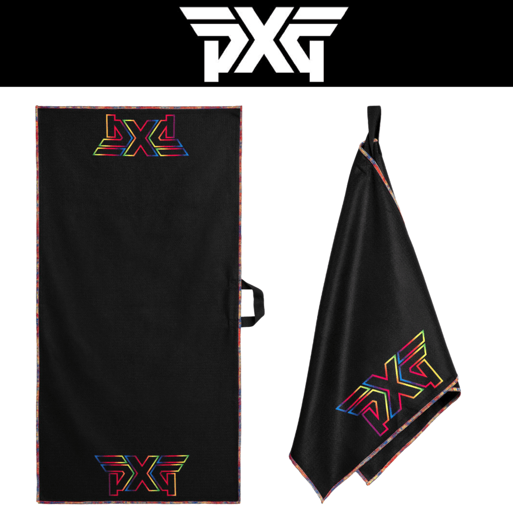PXG 프라이드 플레이어 골프 볼 타월 블랙
