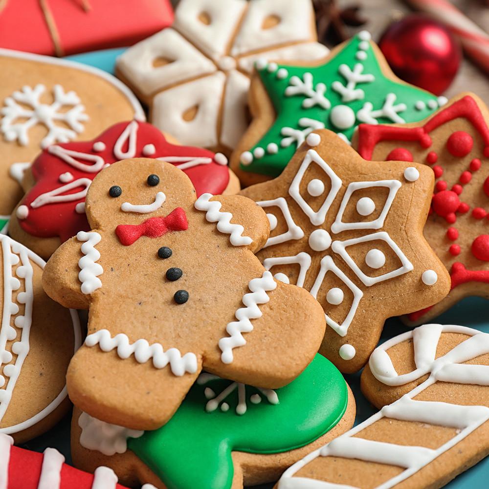 크리스마스 쿠키 만들기 르뱅 냉동 생지 쿠키 반죽 60g 6개