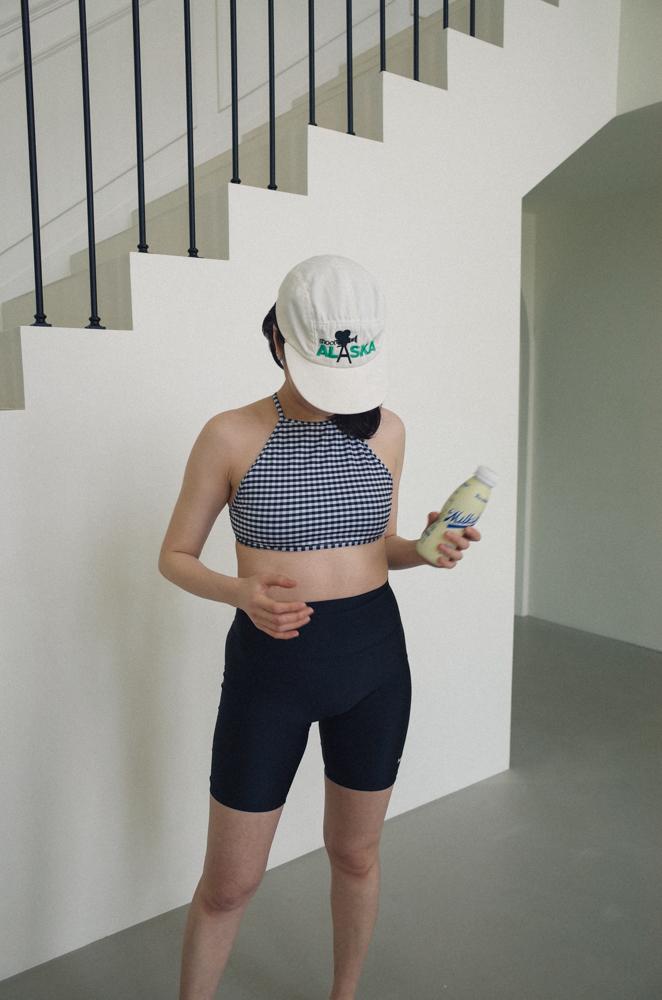 이호테우 셋업 (블랙 깅엄)