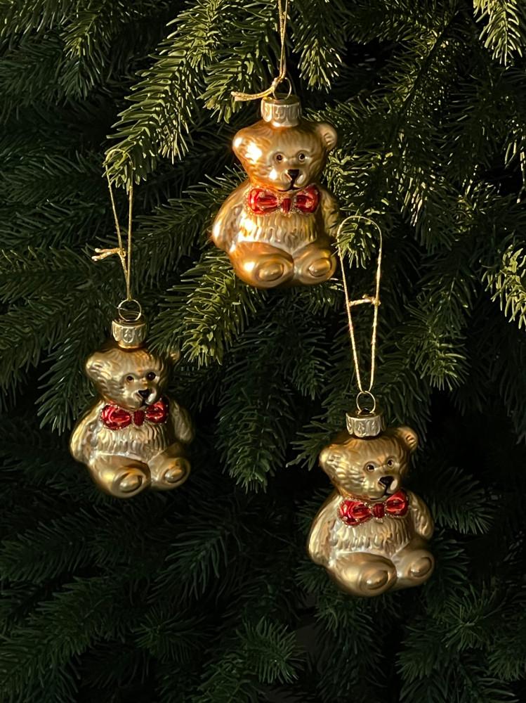 헤이유드 크리스마스 테디베어 오너먼트 2P (SET)