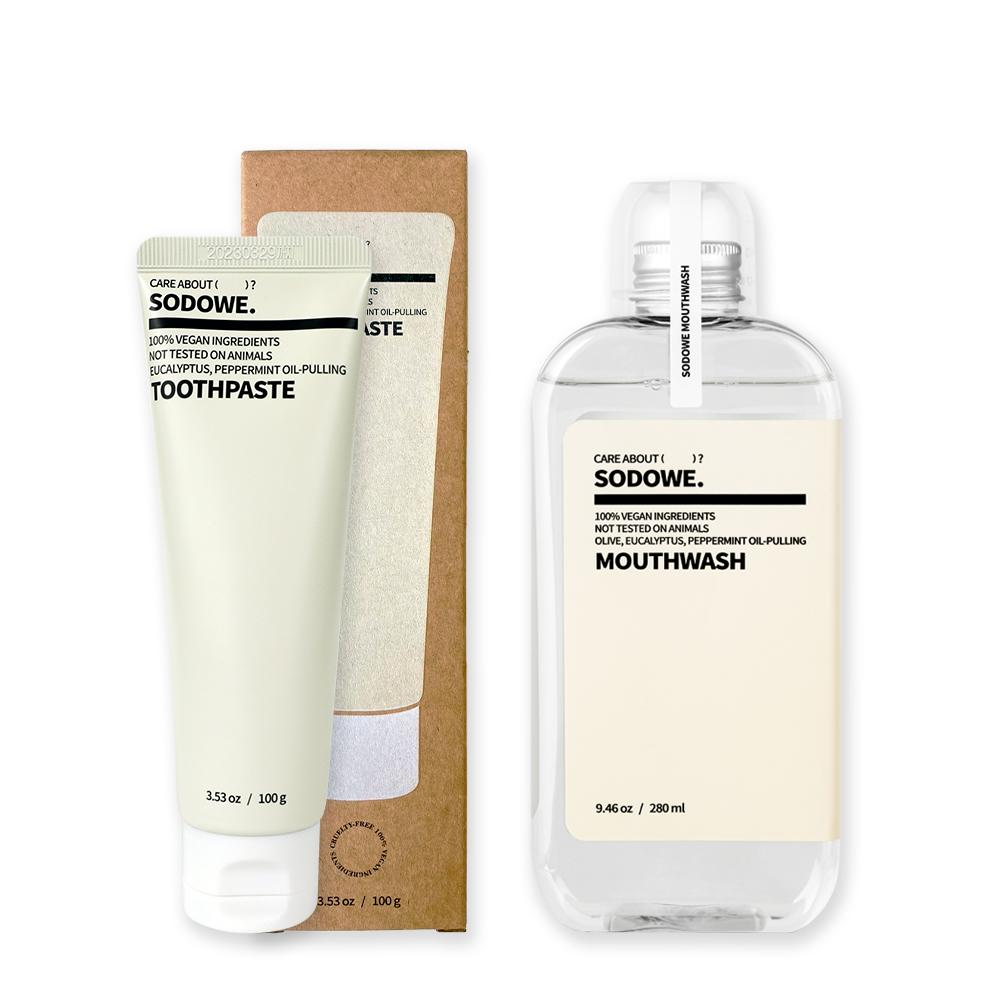 [스트레이키즈 필릭스's PICK] 쏘두위 비건 오일풀링 시그니처 세트(치약 1개, 가글 280ml 1개)