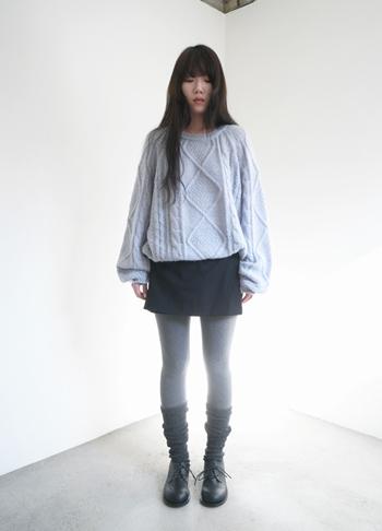 에프터먼데이 bulky twist alpaca knit (4c)