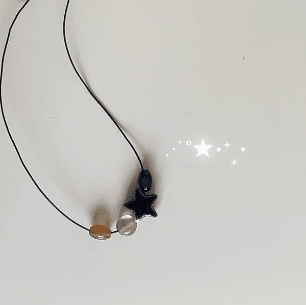 포포리 파란별 목걸이