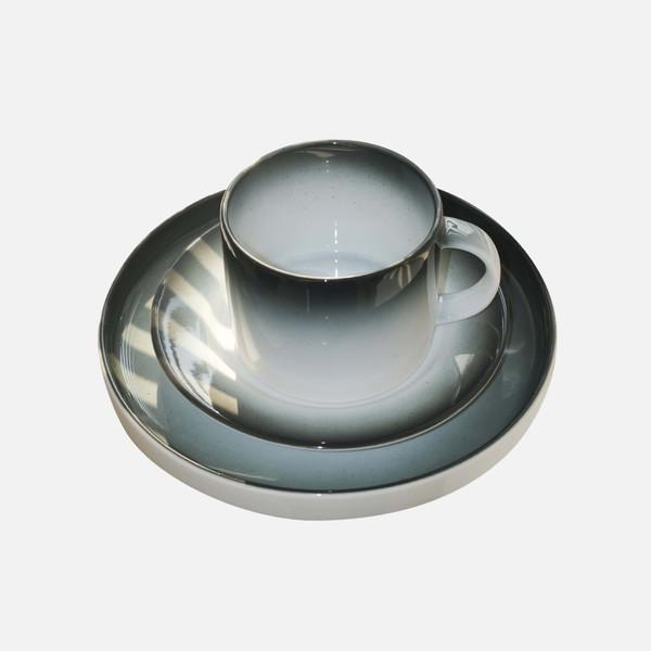 [포이세라믹스] gradient mug set_black