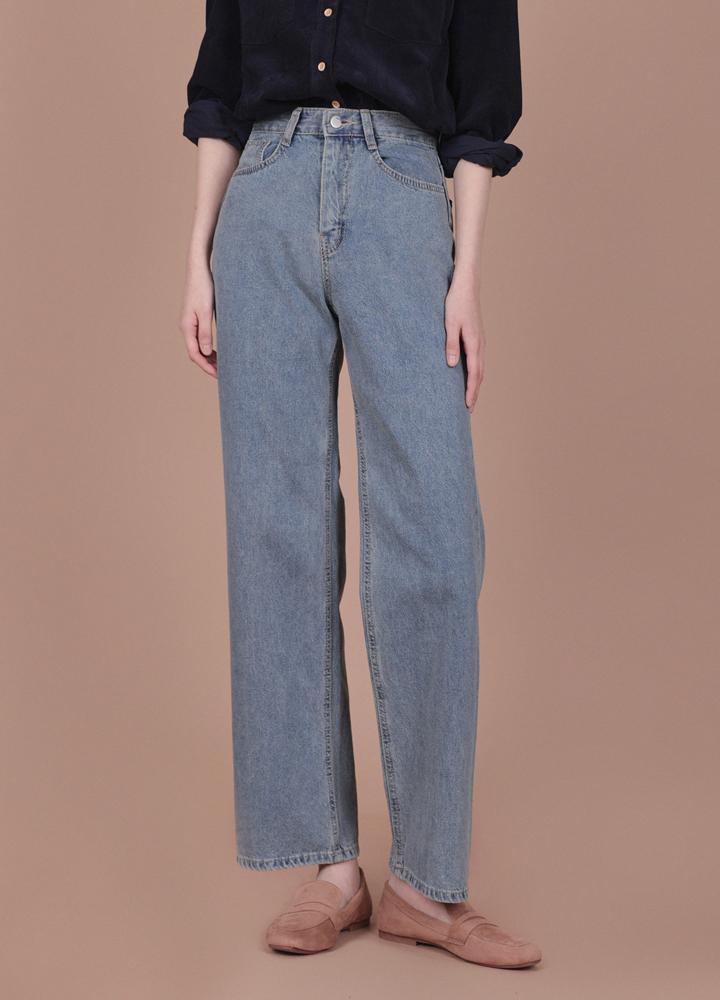 그레이쉬 세미 와이드 데님