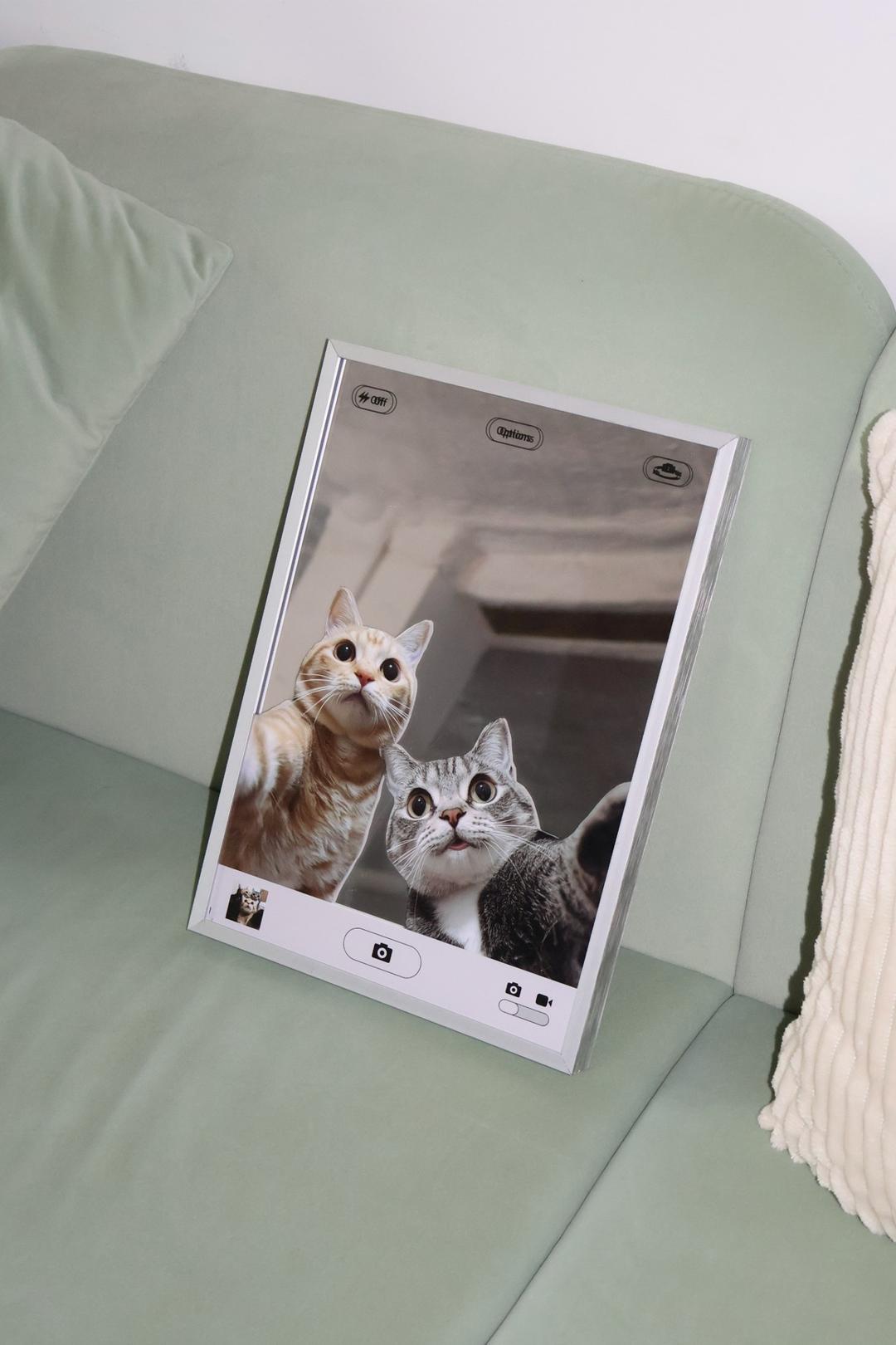 SELFIE CAT POSTER MIRROR