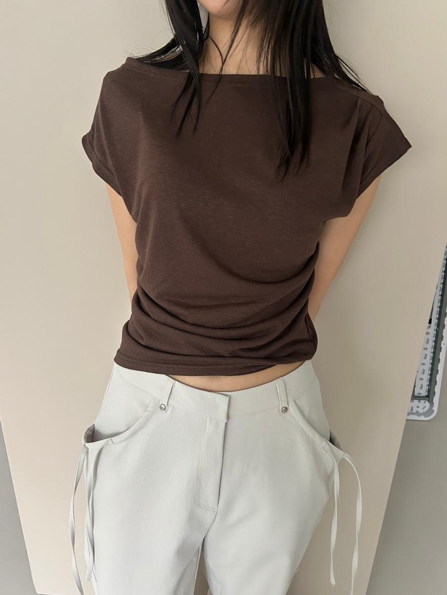 LINE FLOW COTTON TOP