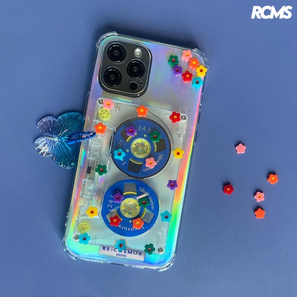 리코스모스 RHYTHM OF SPRING 카세트테이프 폰케이스 홀로그램/하드/범퍼