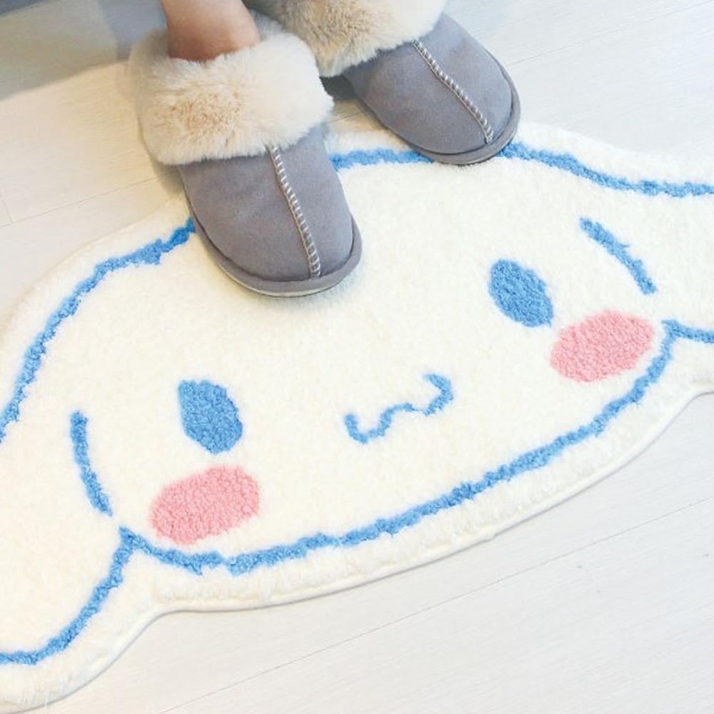 산리오 시나모롤 페이스 러그 발매트 다용도매트 침실 욕실 베란다 주방