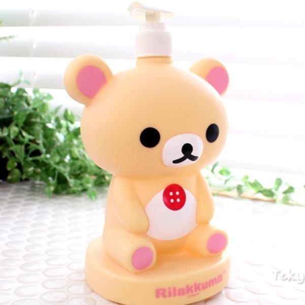 리락쿠마 펌프통 디스펜서 샴푸통 700ml (코리락쿠마)