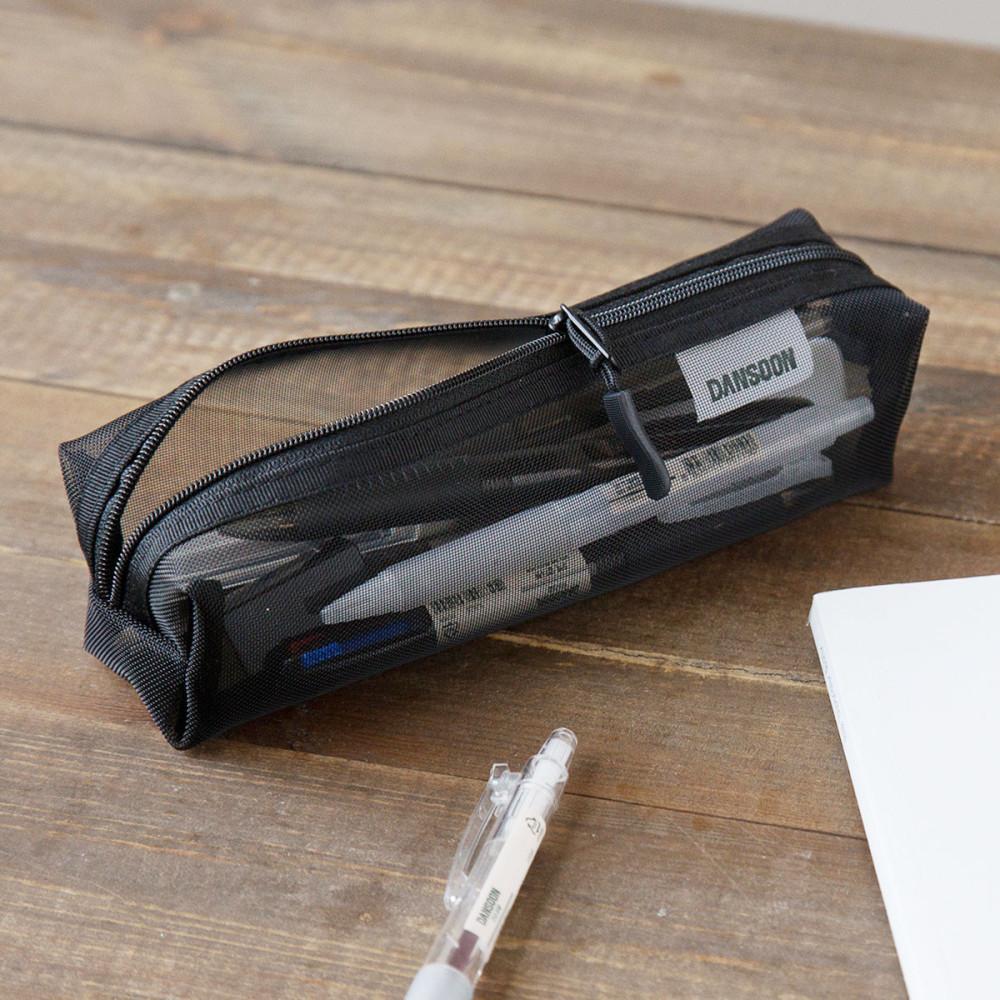 단순생활 메쉬 펜파우치 펜 케이스