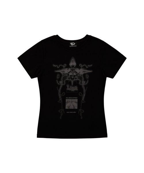 웰빙익스프레스(WELLBEING EXPRESS)  Digital Tattoo Tee Renewal Black - 사이즈 & 후기 | 무신사