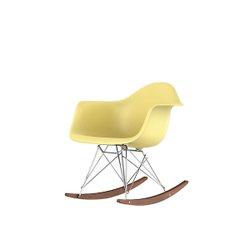 [주문 후 4개월 소요] Eames Plastic Armchair, Rocker Base (pale yellow / walnut)