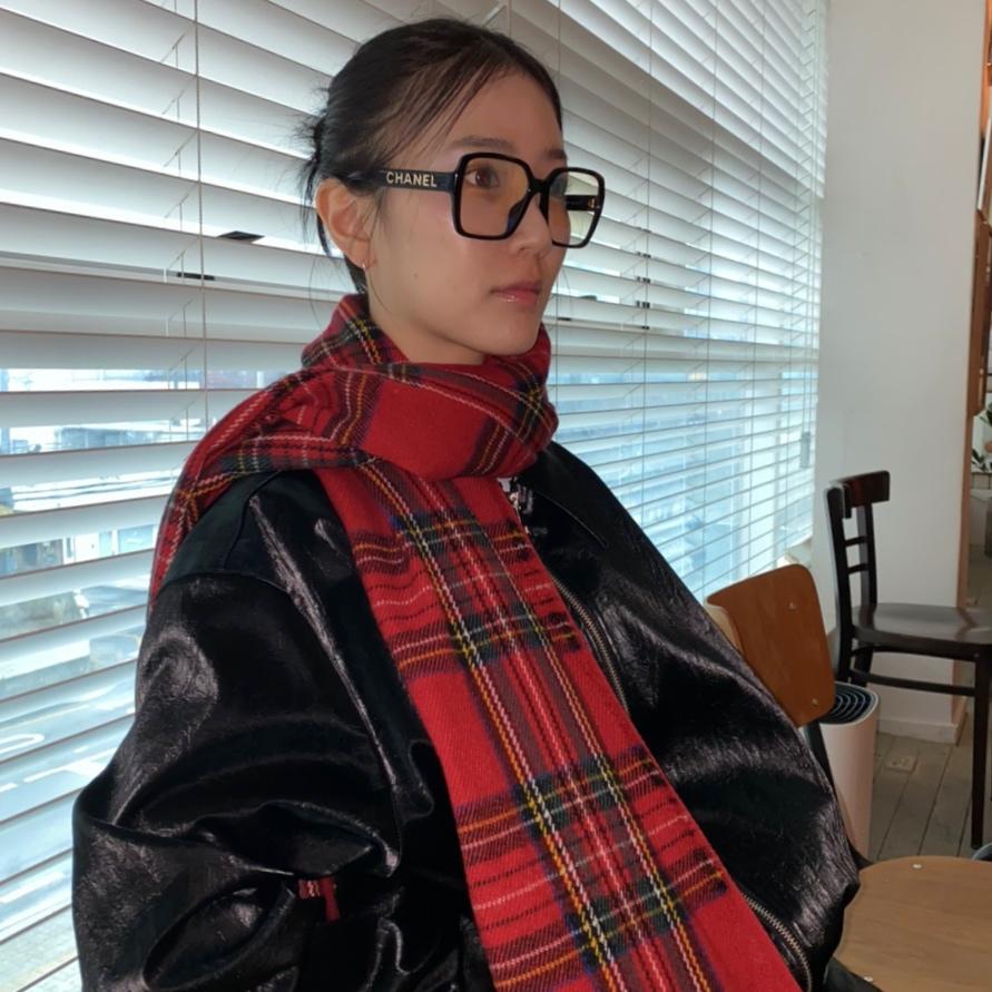 Depc tartan red muffler 타탄체크머플러 체크목도리 레드체크목도리 레드체크머플러 체크머플러