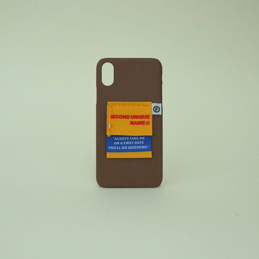 SUN CASE LABEL CHOCO BROWN