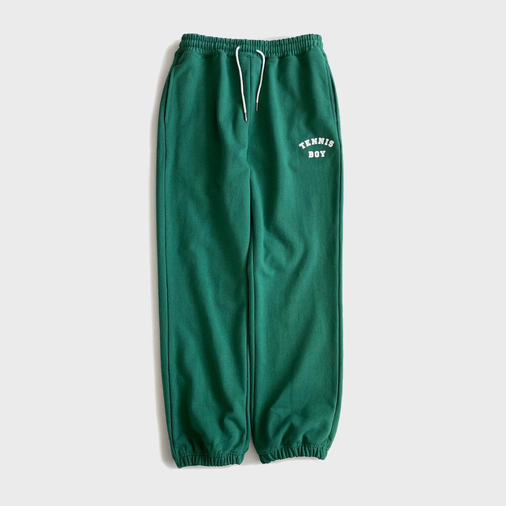 COLLEGE SWEAT PANTS GREEN
