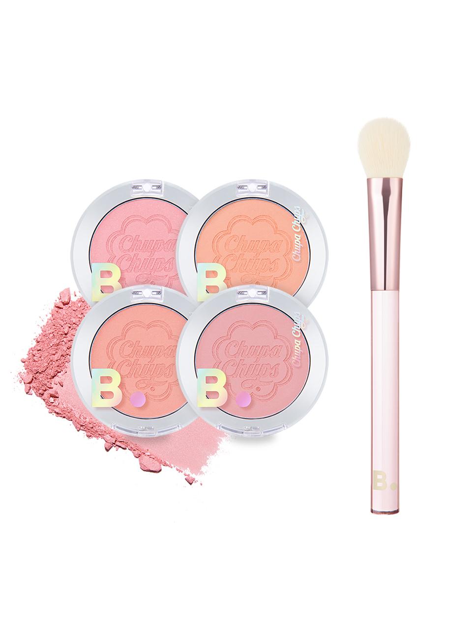 프라이밍 베일 치크+블러셔 브러쉬 SET