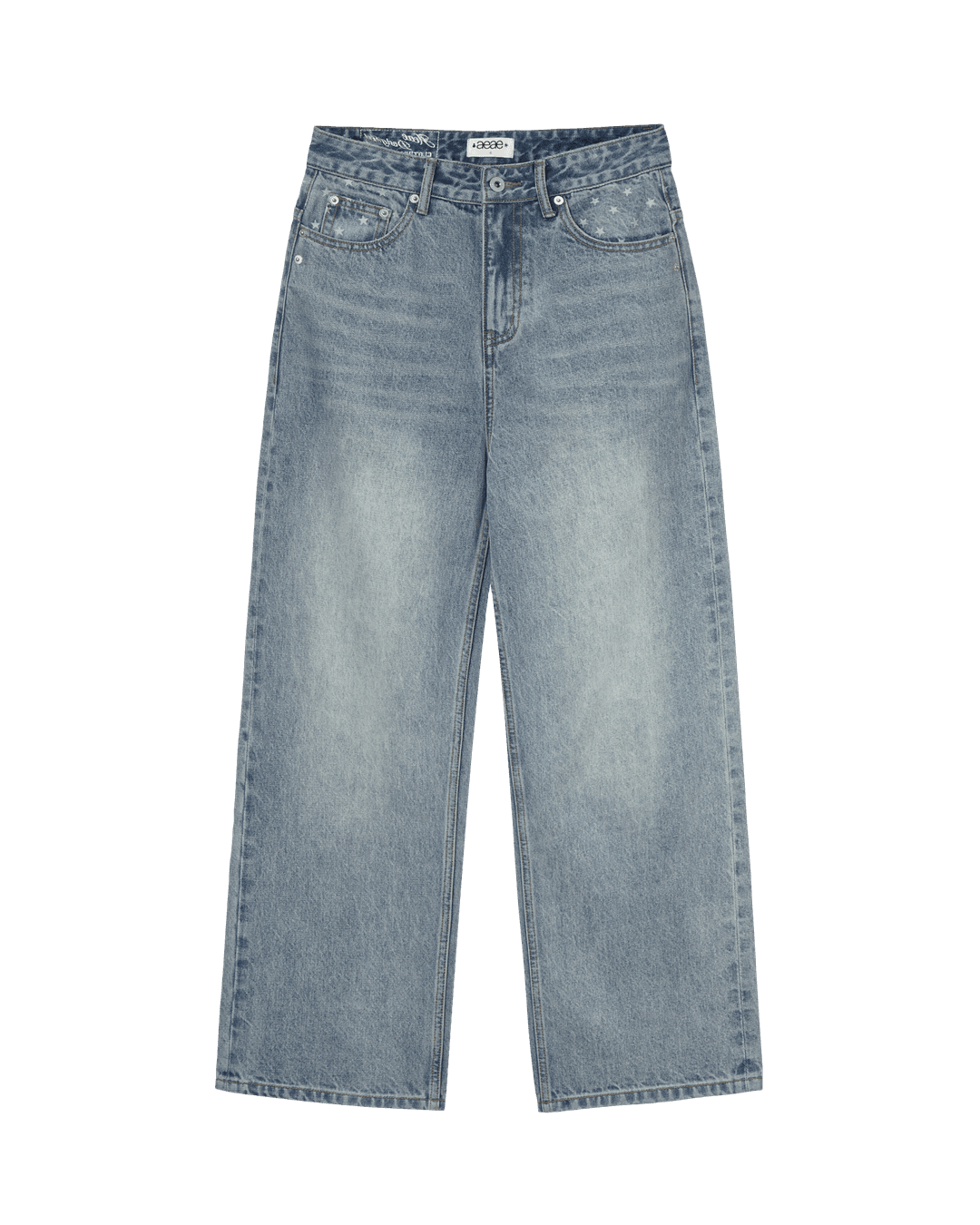 [9/26 예약발송] STAR POCKET DENIM PANTS [LIGHT BLUE]