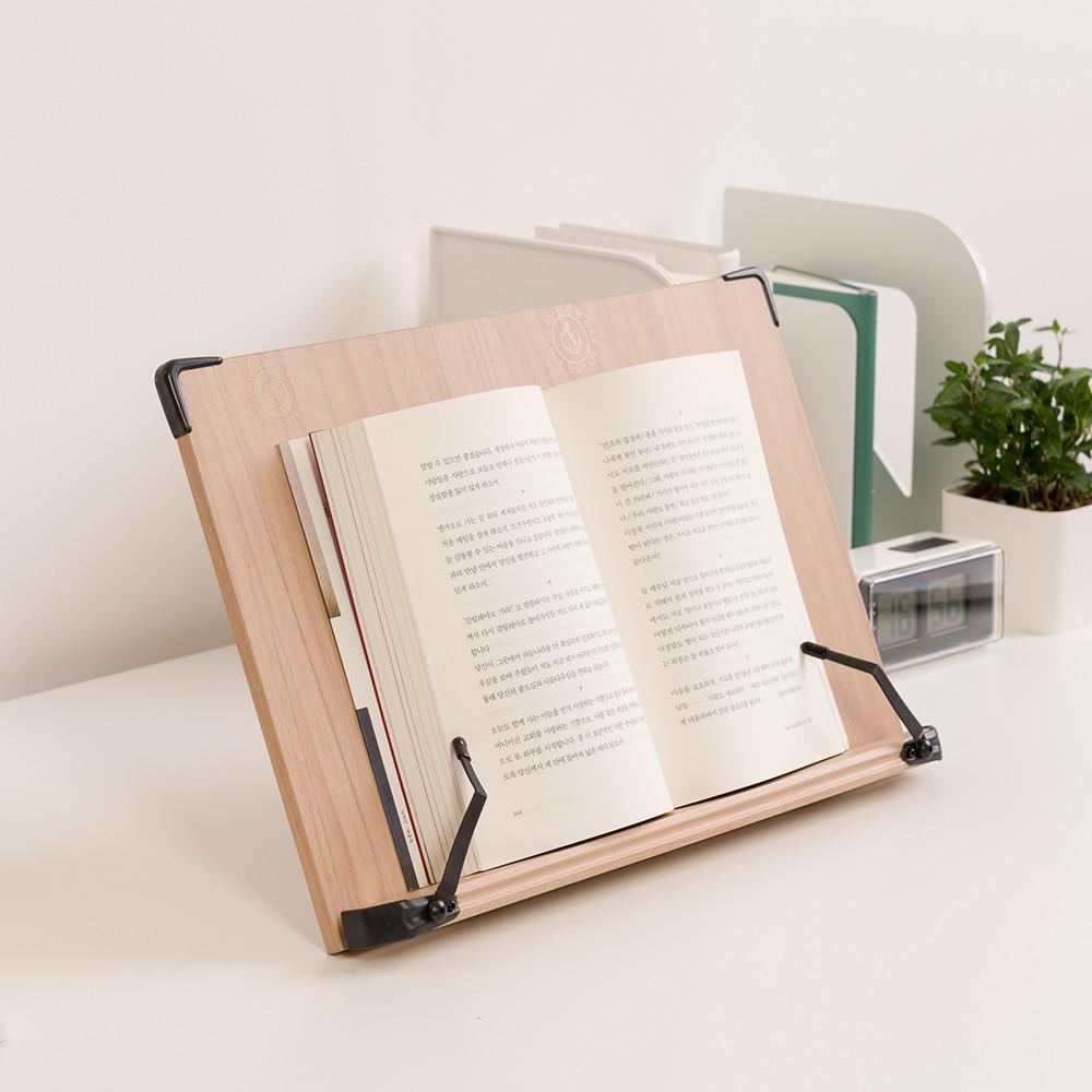 프라임 각도조절독서대 p40 휴대용 높이조절 독서대 표준사이즈 책받침대