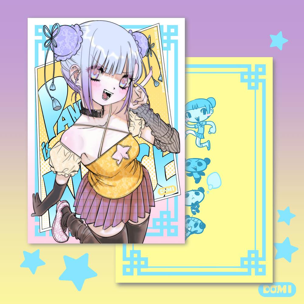 [도미월드] 만두머리좀비 빅엽서