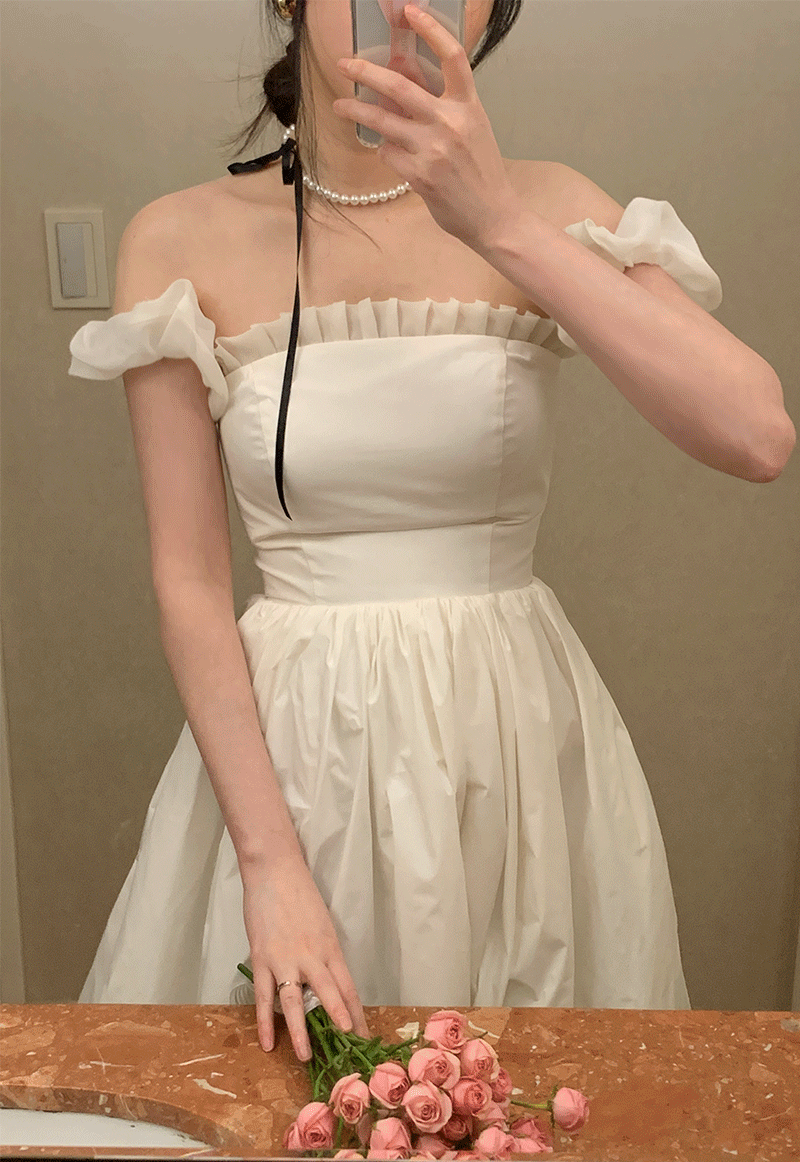 (Made) Organza taffeta dress